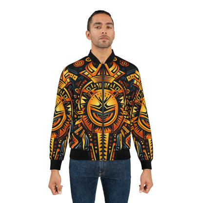 Men's Bomber Jacket - Radiant Majesty Design
