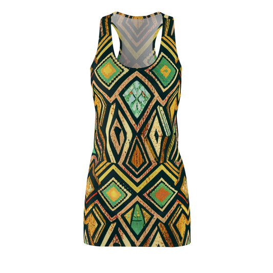 Women's Cut & Sew Racerback Dress (AOP) - African Psalm Design