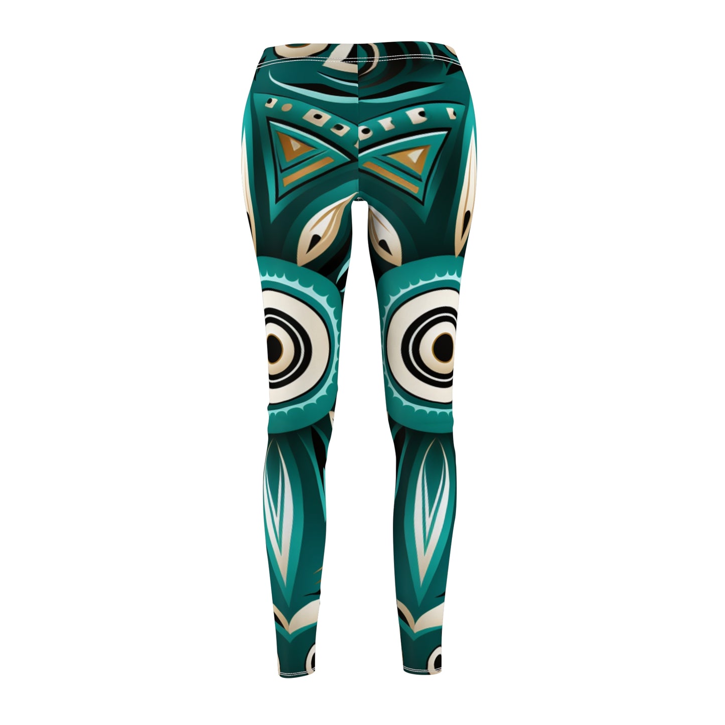 Women's Cut & Sew Casual Leggings - Flourishing Spirit Design