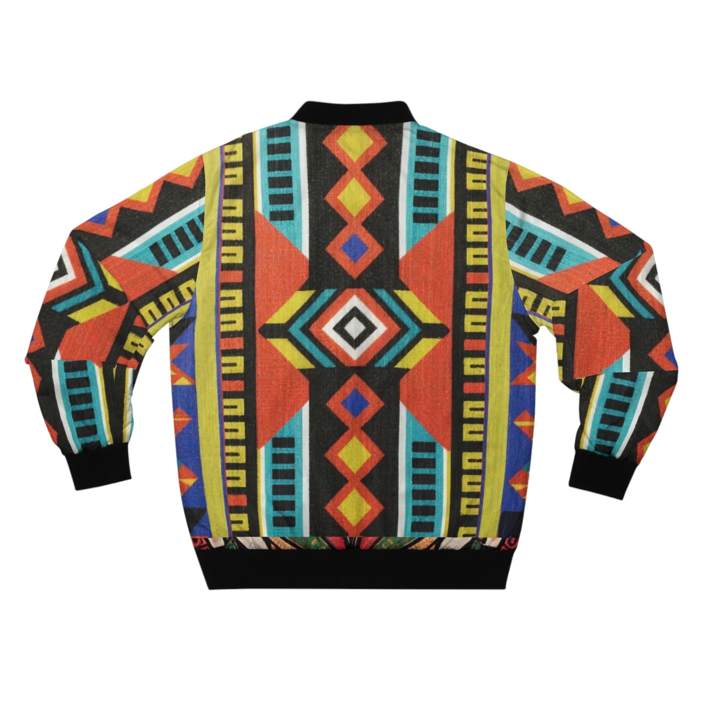 Men's Bomber Jacket - Eternal Flame Design