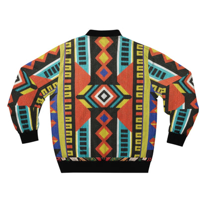 Men's Bomber Jacket - Eternal Flame Design