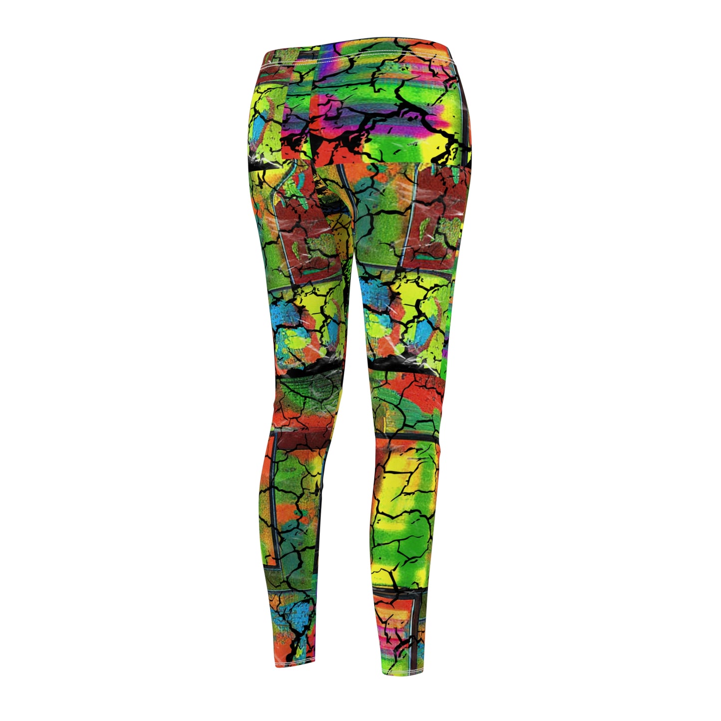 Women's Cut & Sew Casual Leggings- Woza Africa Design