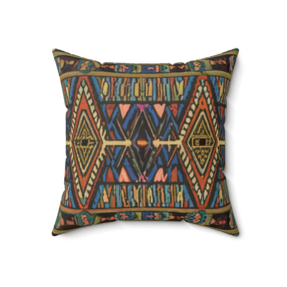 Spun Polyester Square Pillow - Radiance of Creation Design