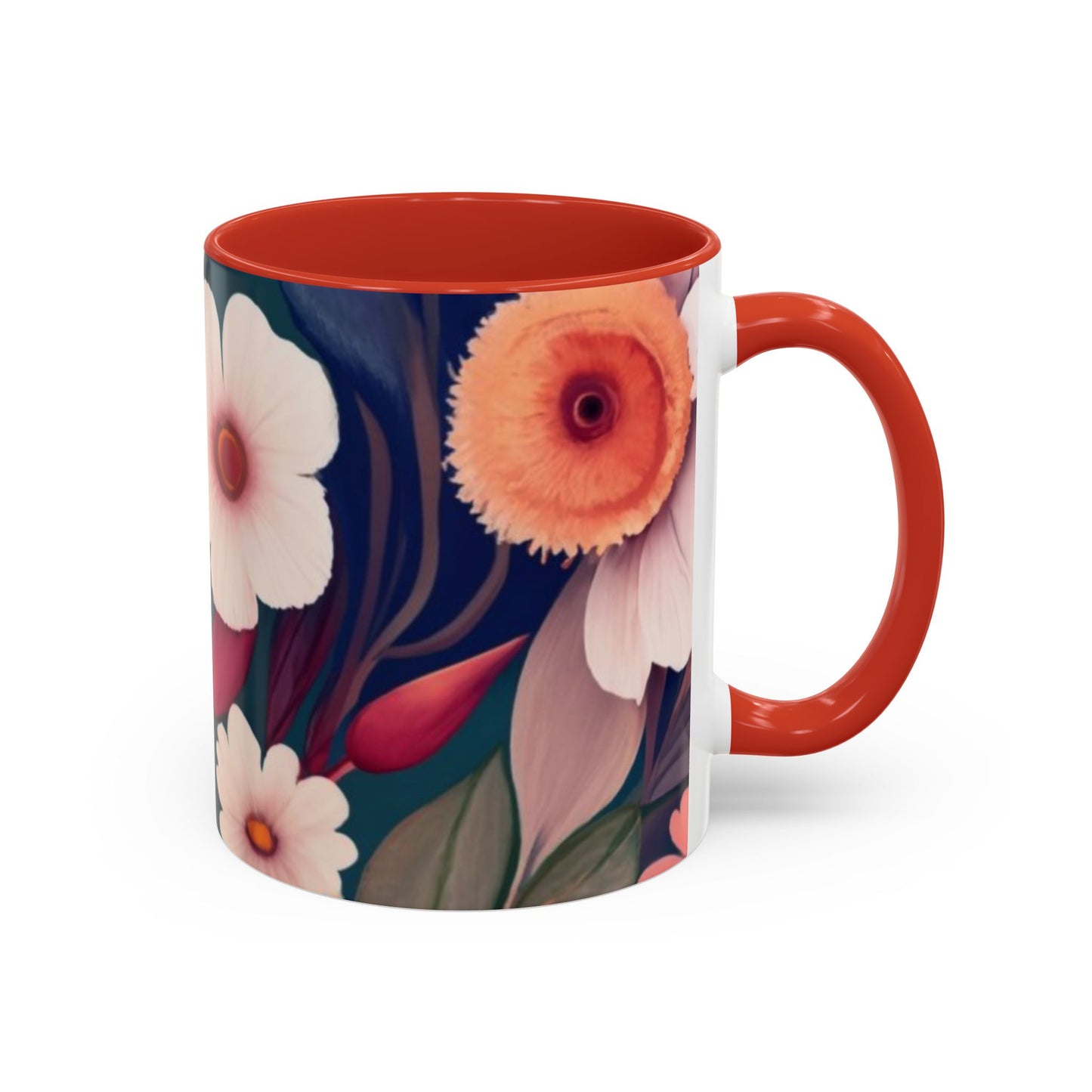 Accent Coffee Mug, 11oz - Hope flowers