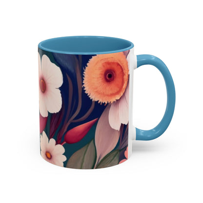 Accent Coffee Mug, 11oz - Hope flowers