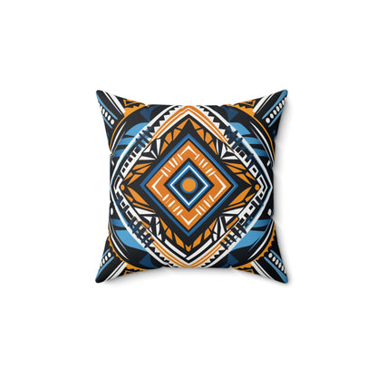 Spun Polyester Square Pillow - Bukhosi Design