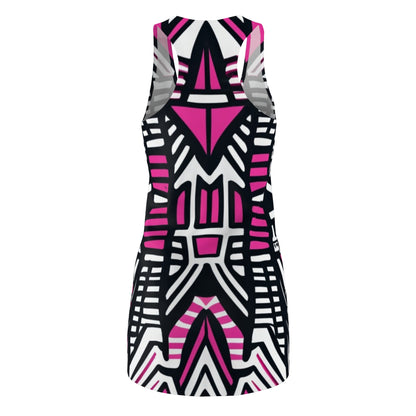 Women's Cut & Sew Racerback Dress (AOP) - Nkumbu Design