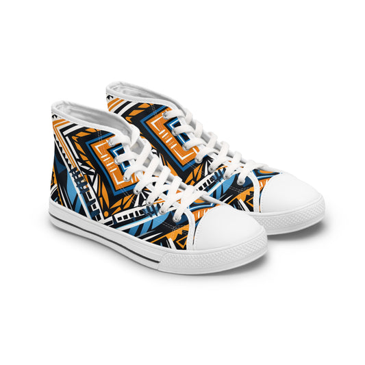 Women's High Top Sneakers - Bukhosi Design South Africa