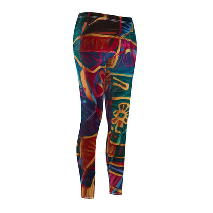 Women's Cut & Sew Casual Leggings - Threads of Glory Design