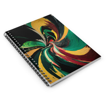 Spiral Notebook - Ruled Line - Abstract Design