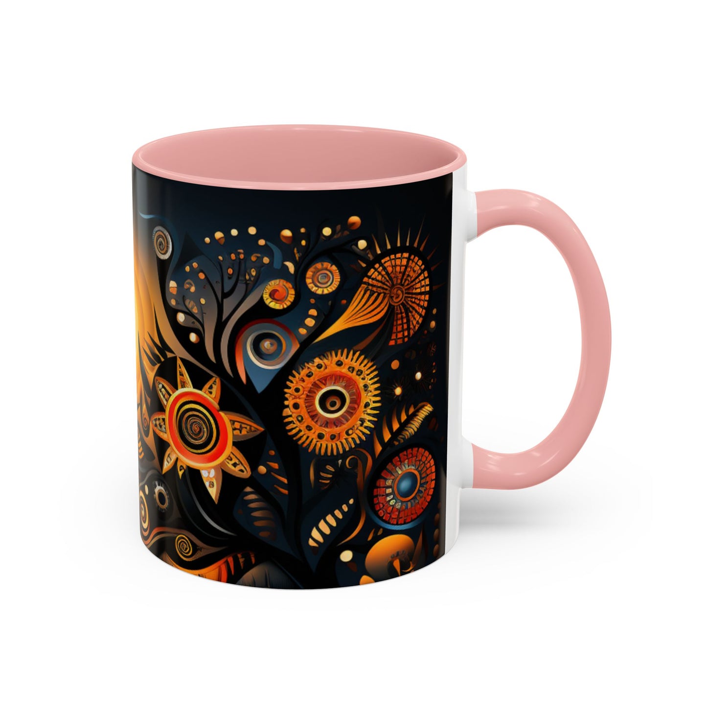 Accent Coffee Mug, 11oz - Sunrise Harmony Design