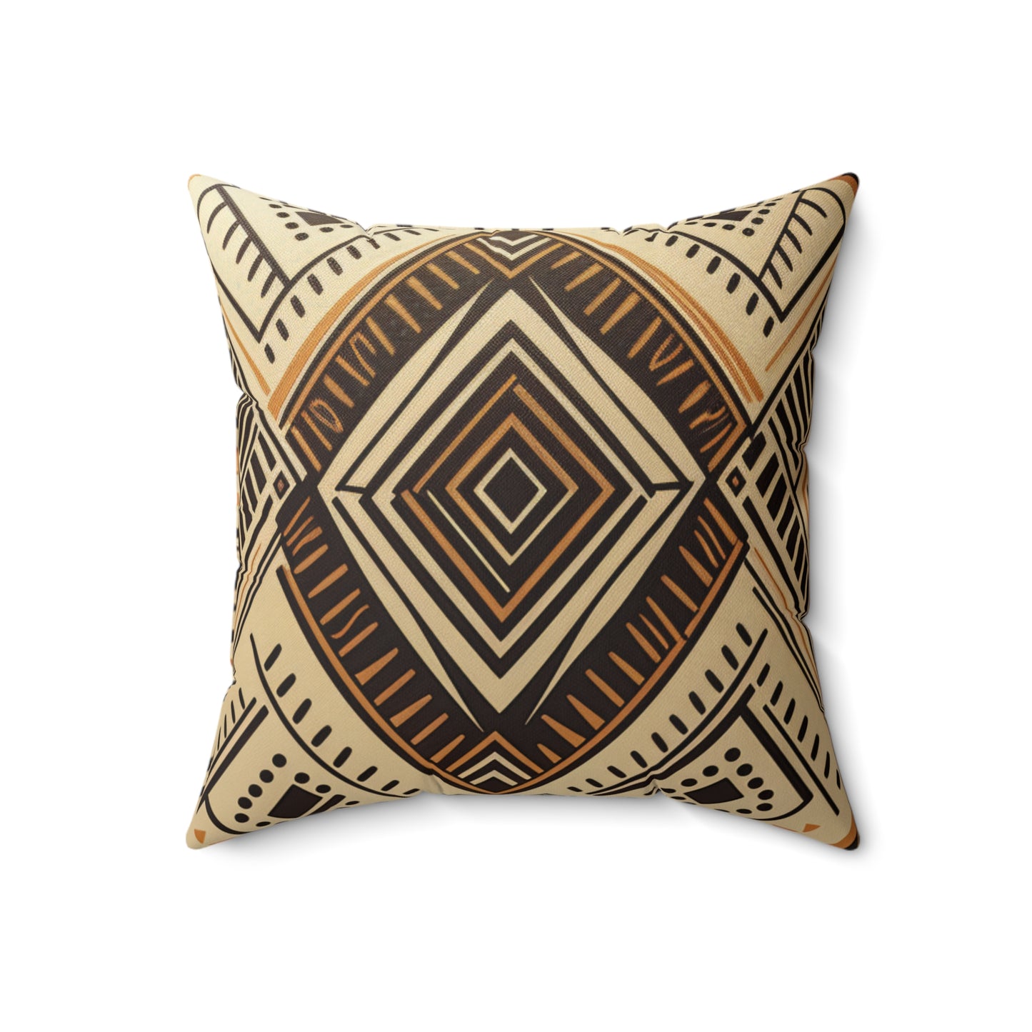 Spun Polyester Square Pillow - Kalahari Accord Design