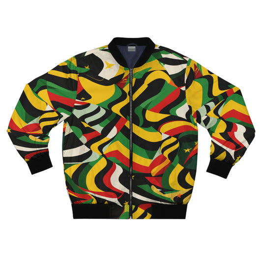 Men's Bomber Jacket - Unity Tapestry Design