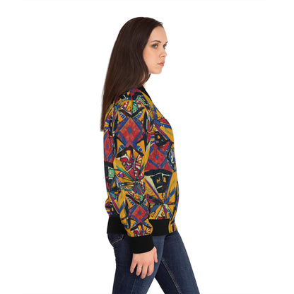 Women's Bomber Jacket - Unshakable Hope Design