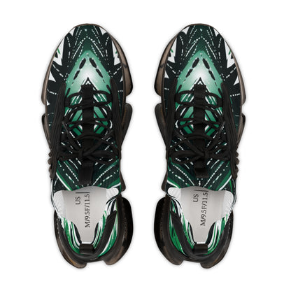 Men's Mesh Sneakers - Naija Tye Dye Design