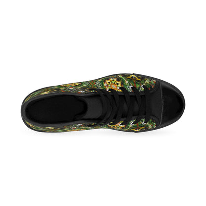 Men's Classic Sneakers - Nigerian Mosaic Design