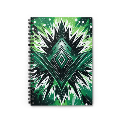 Spiral Notebook Ruled Line - Naija Tye Dye Design