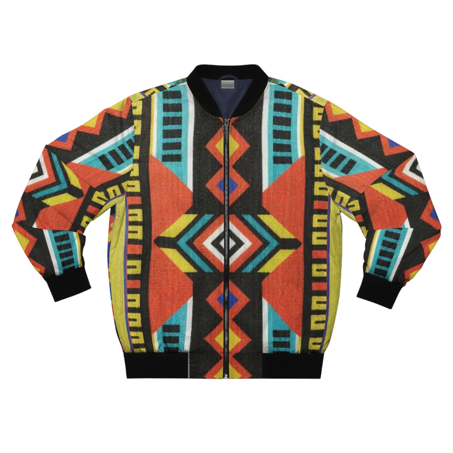 Men's Bomber Jacket - Eternal Flame Design