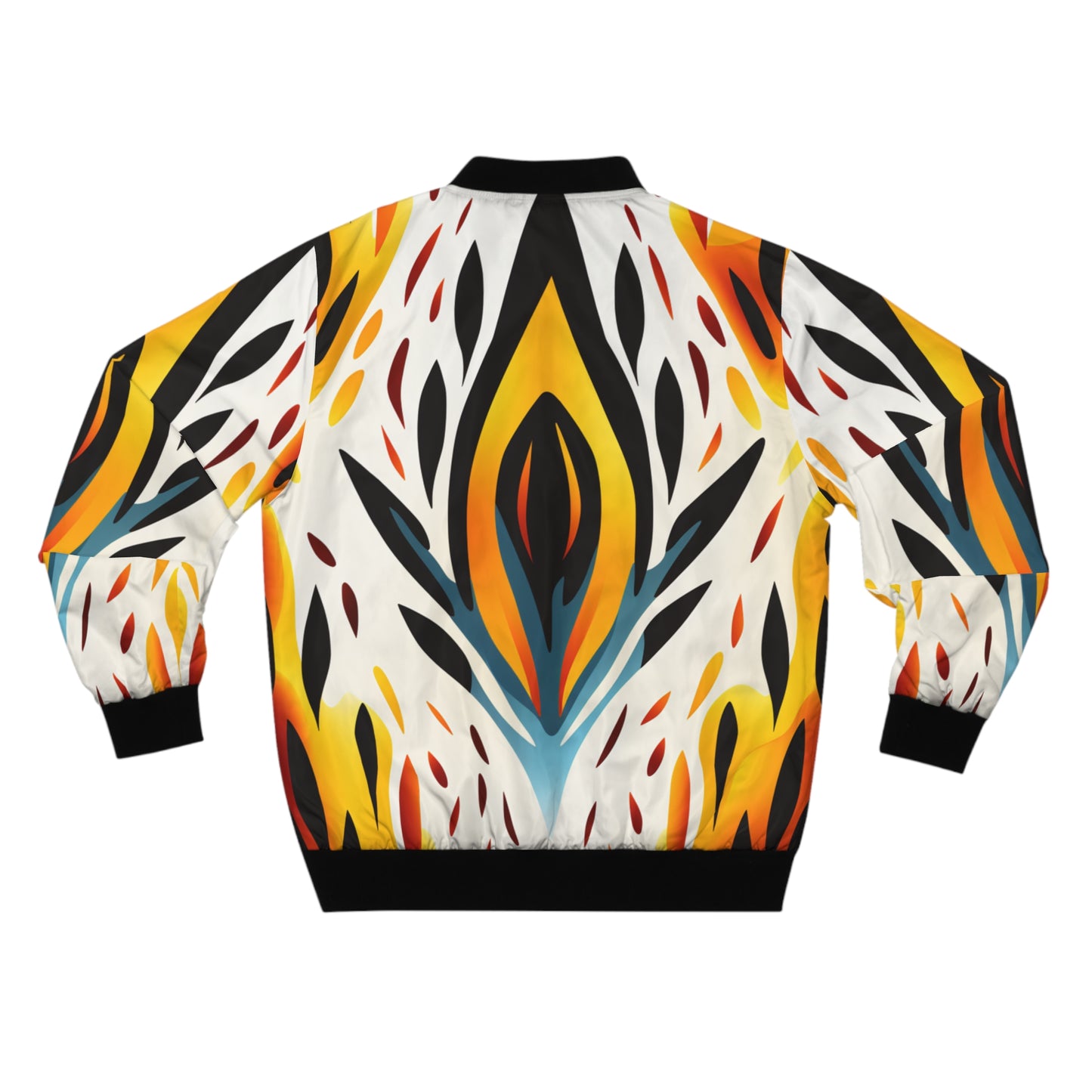 Men's Bomber Jacket - Fiery Spirit Design