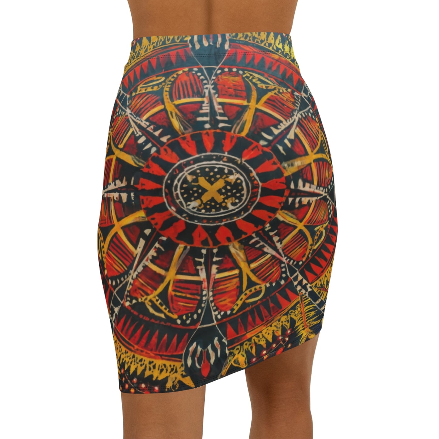 Women's Mini Skirt - Crown of Life Design