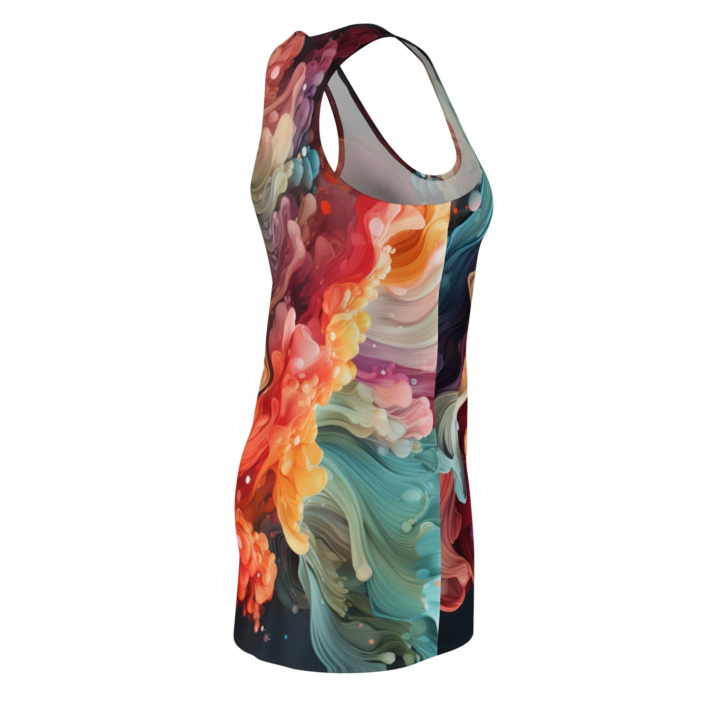 Women's Cut & Sew Racerback Dress (AOP) - Hope Clouds - Psalm 36:5