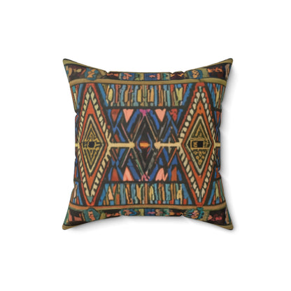 Spun Polyester Square Pillow - Radiance of Creation Design