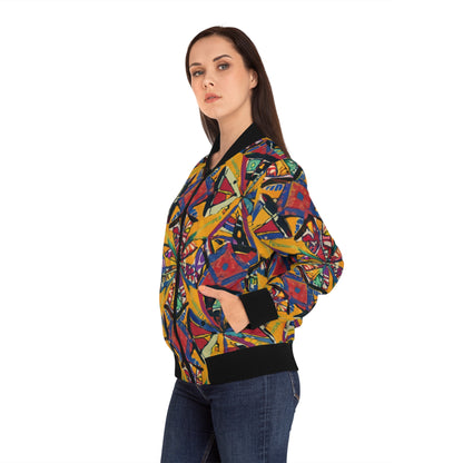 Women's Bomber Jacket - Unshakable Hope Design