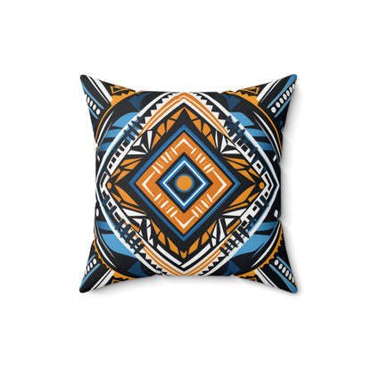 Spun Polyester Square Pillow - Bukhosi Design