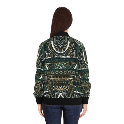 Women's Bomber Jacket - Dashiki Dream Design