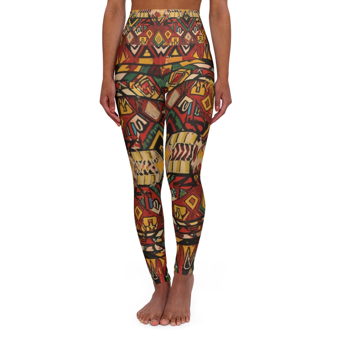 High Waisted Leggings - Rebirth Flow Design