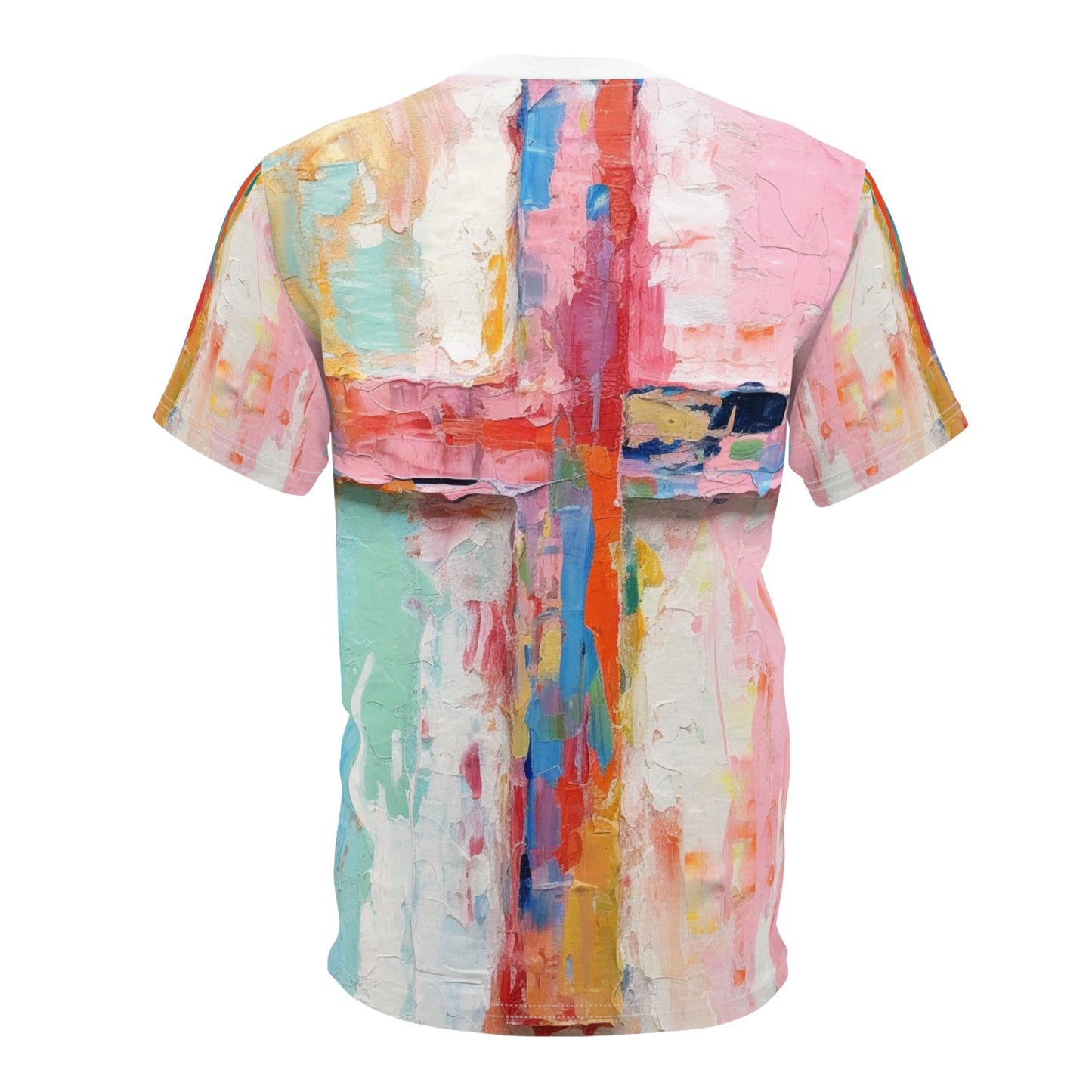 Unisex Cut & Sew Tee - Unity Cross Design