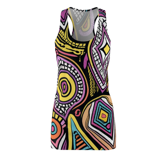 Women's Cut & Sew Racerback Dress (AOP) - Jelani Design