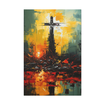 Canvas Gallery Wraps - Cross of Redemption Design