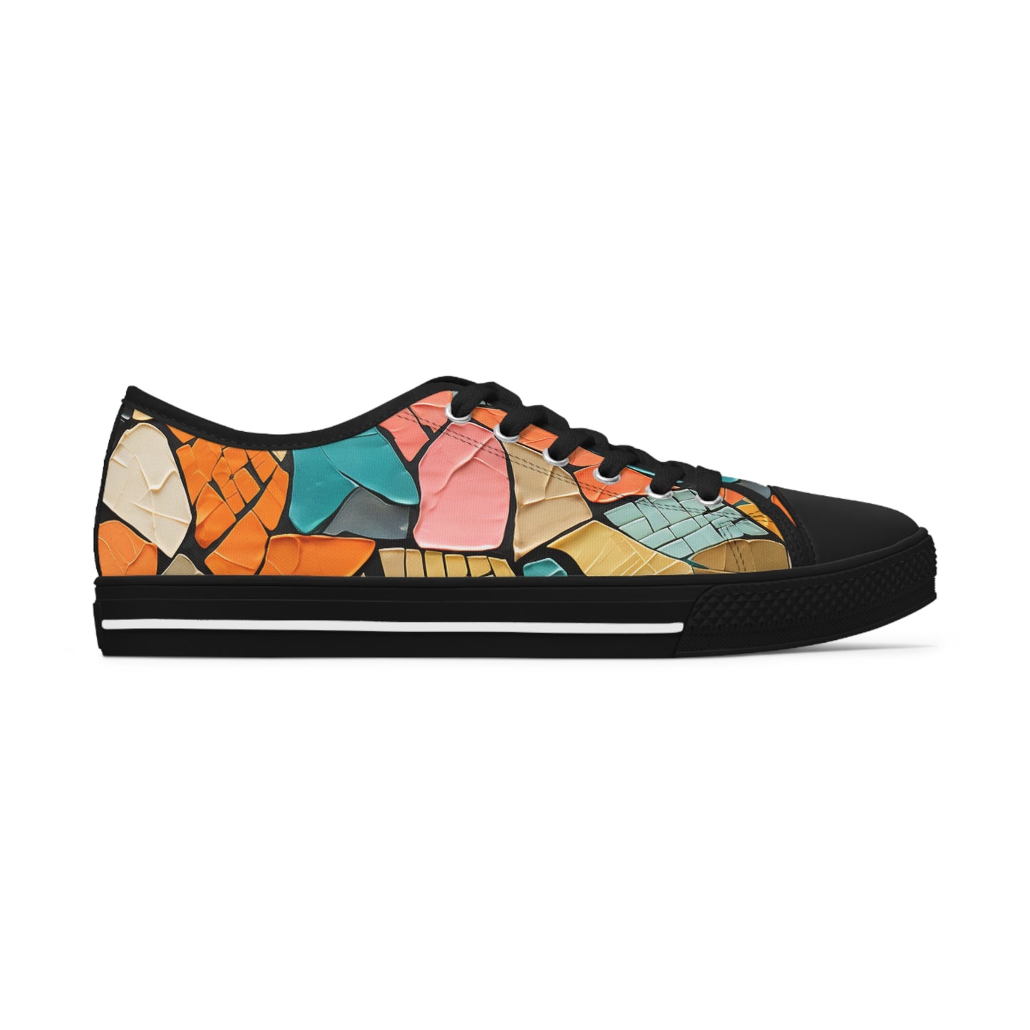 Women's Low Top Sneakers - Colours Of Heaven Design