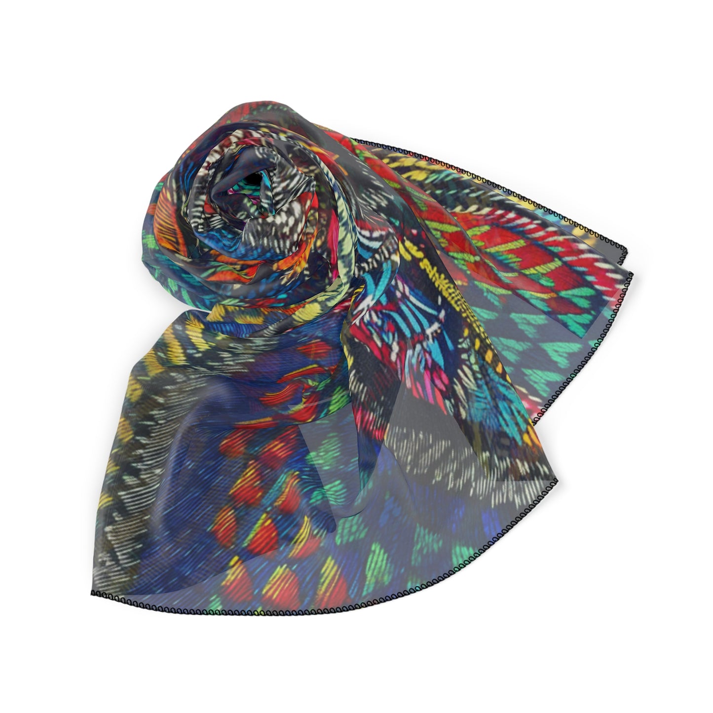 Unisex Poly Scarf - Huambo Design