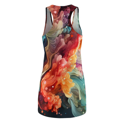 Women's Cut & Sew Racerback Dress (AOP) - Hope Clouds - Psalm 36:5