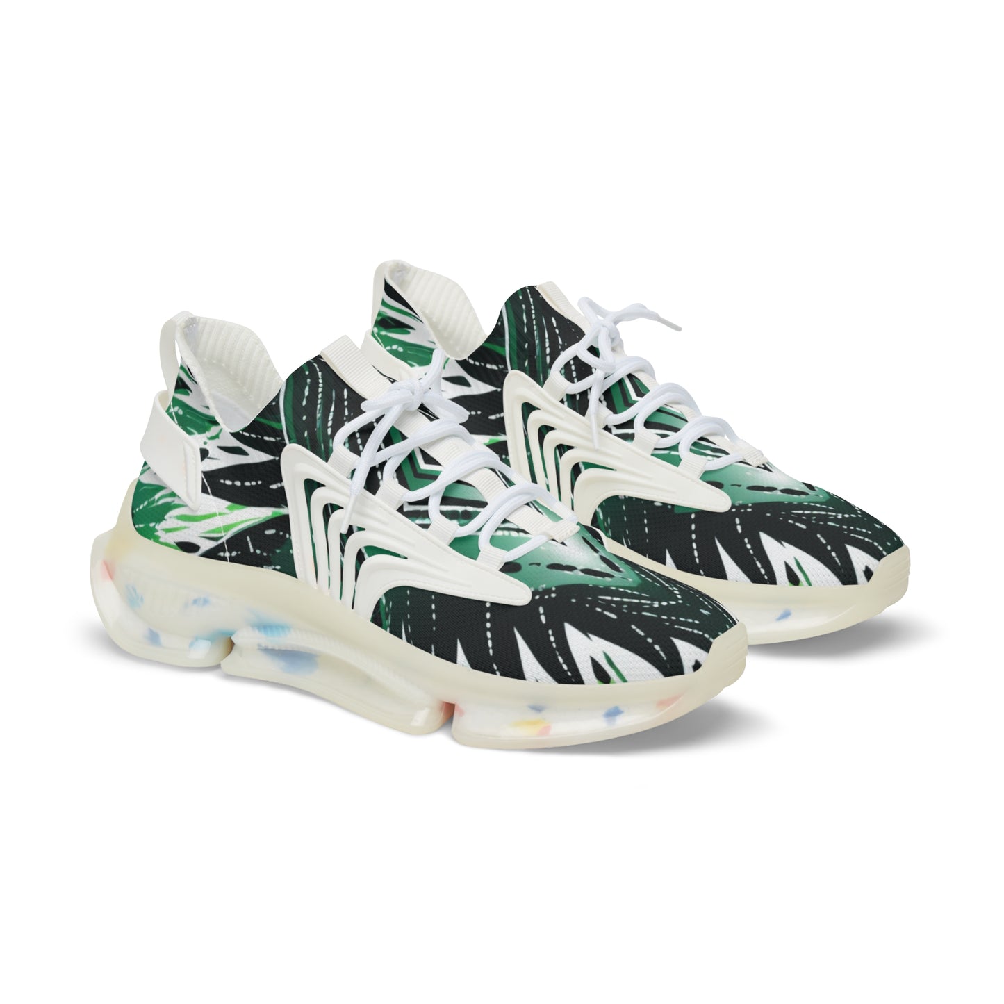 Men's Mesh Sneakers - Naija Tye Dye Design