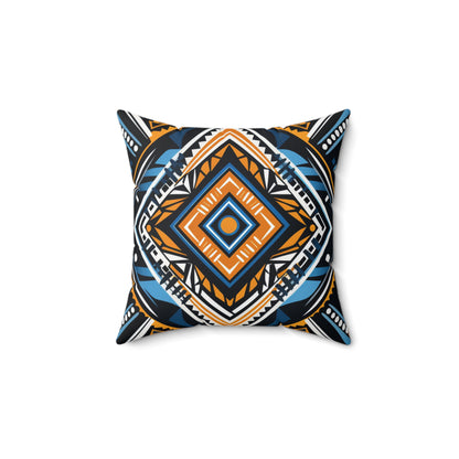 Spun Polyester Square Pillow - Bukhosi Design