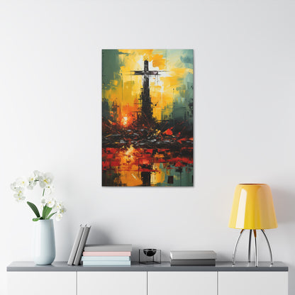 Canvas Gallery Wraps - Cross of Redemption Design