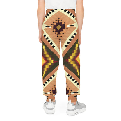 Unisex Youth Joggers - Tribal Harmony Design