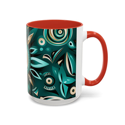 Accent Coffee Mug, 11oz - Flourishing Spirit Design