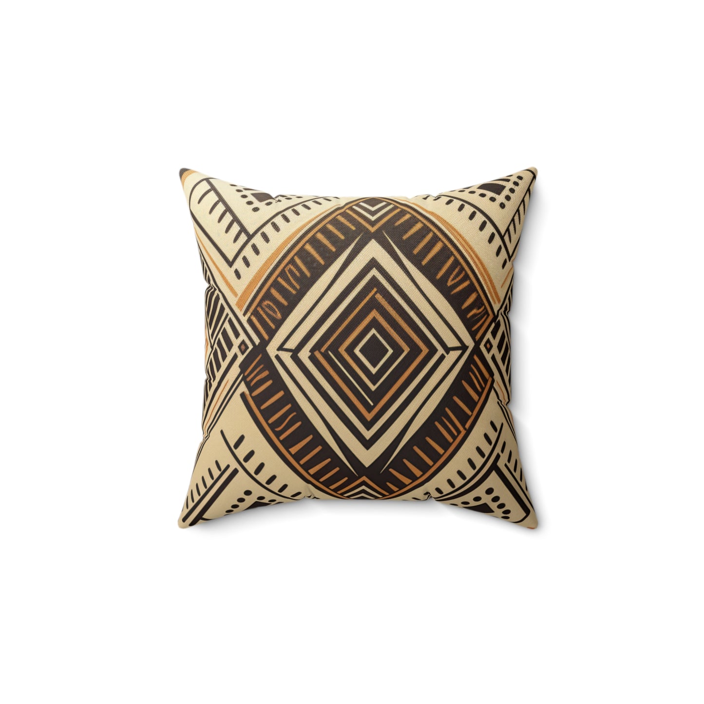 Spun Polyester Square Pillow - Kalahari Accord Design
