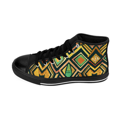 Women's Classic Sneakers - African Psalm Design