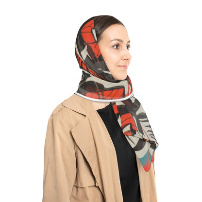 Unisex Poly Scarf - Forgiving Spirit Design