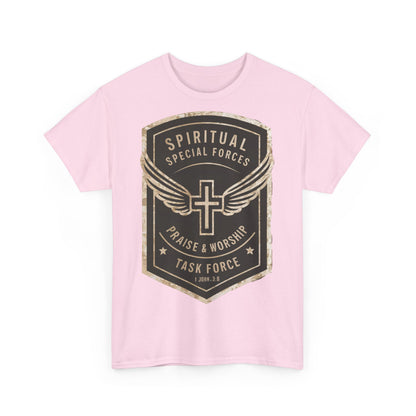 Unisex Heavy Cotton T-shirt - Spiritual Wars Praise & Worship