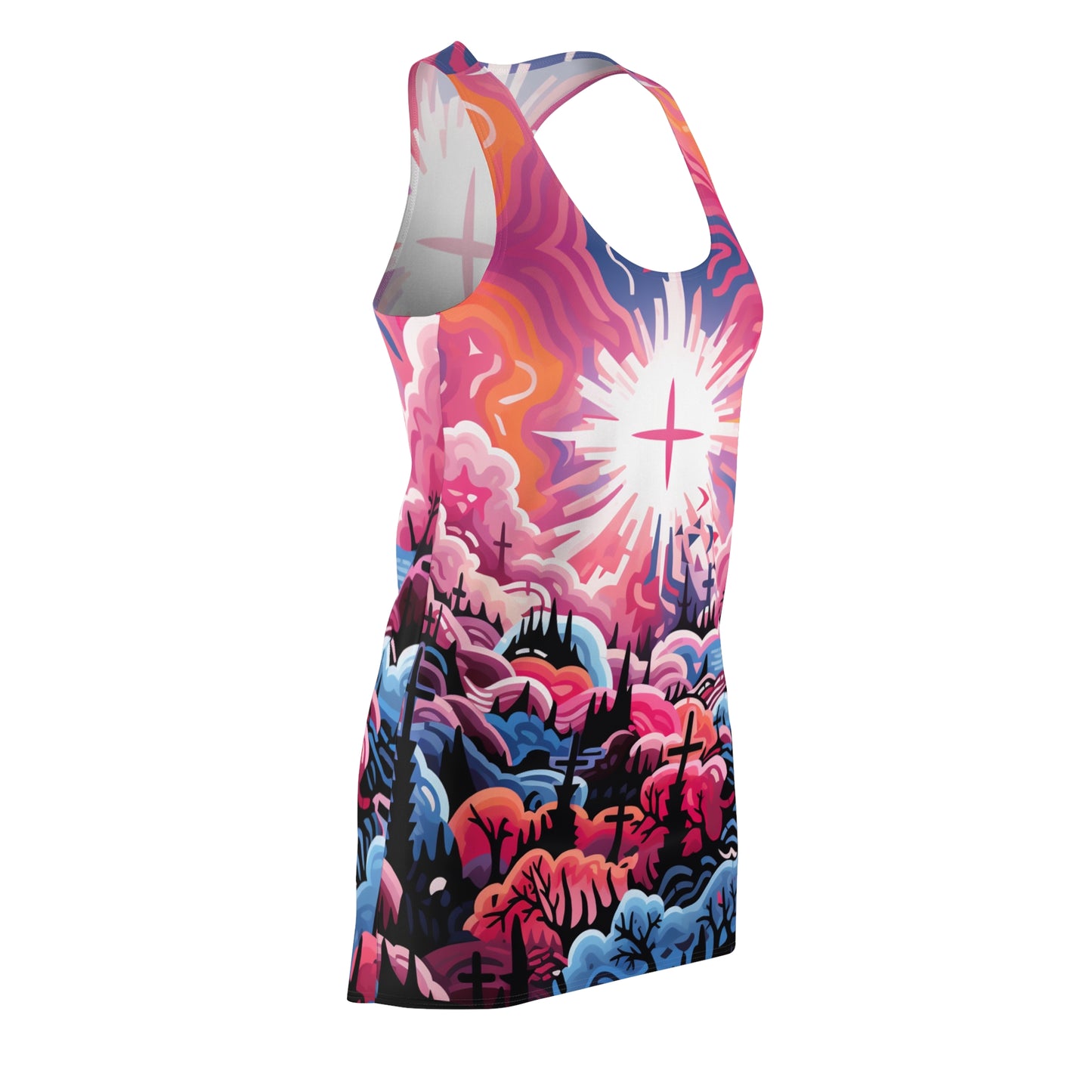 Women's Cut & Sew Racerback Dress (AOP) - Hopeful Design