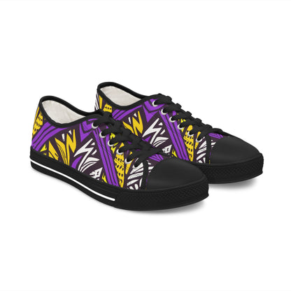 Women's Low Top Sneakers - Crown of Life Design