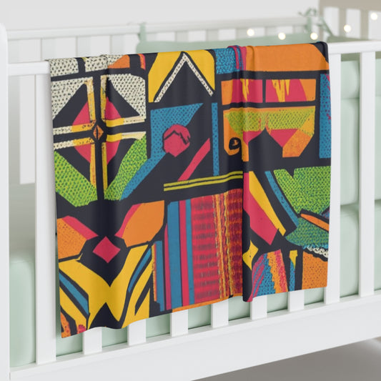 Baby Swaddle Blanket - Limpopo Collage Design