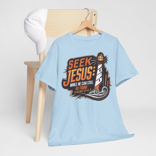 Unisex Heavy Cotton T-shirt - Seek Jesus
