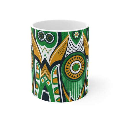 Ceramic Mug 11oz - Sankofa Dreamscape Design